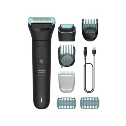 Gentle on skin, full-body grooming