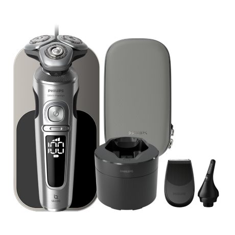 SP9887/36 Limited Edition S9000 Prestige SkinIQ 기술을 활용한 습식 및 건식 전기 면도기