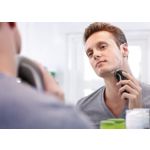 Afeitada al ras, incluso en el cuello