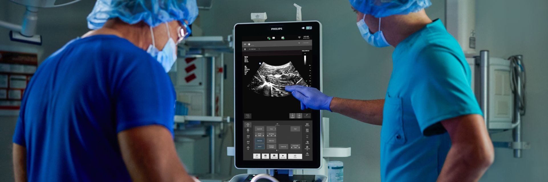 Flash 5100 vertical ultrasound system built for point of care settings