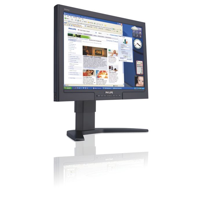 Wide screen enjoyment plus great convenience