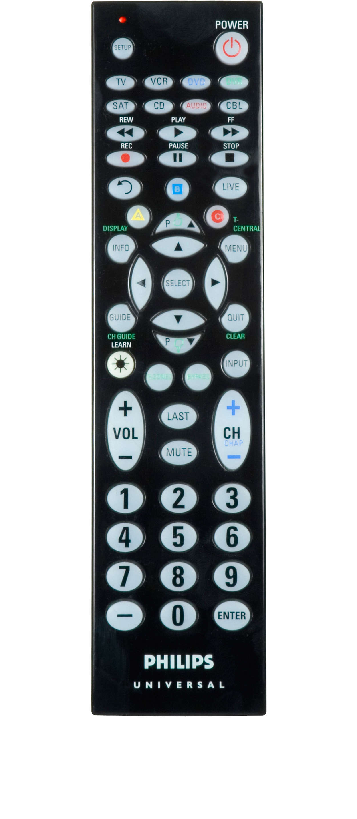 8 device universal remote