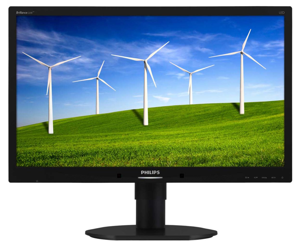 Monitor met duurzaam eco-ontwerp