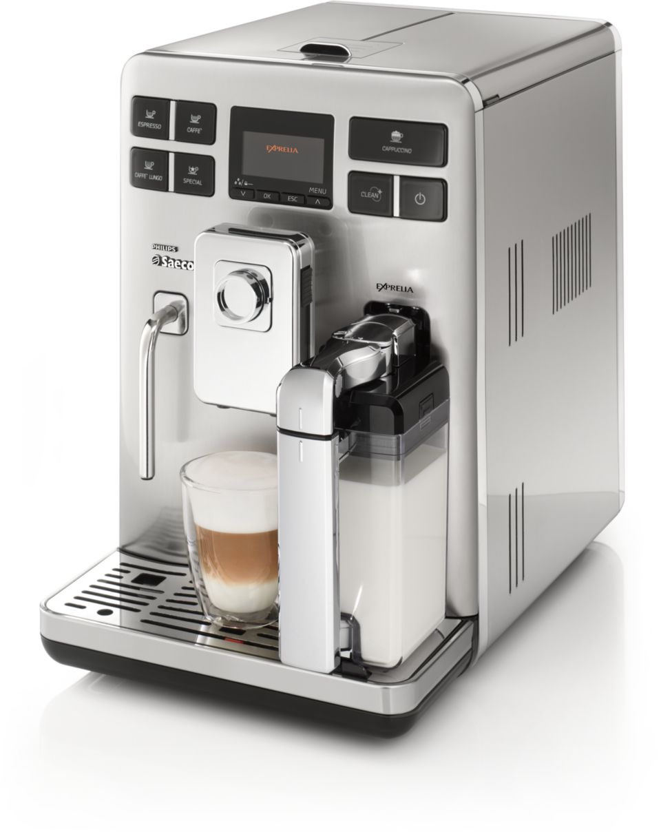 huiswerk maken Monarchie kleding Exprelia Super-automatic espresso machine HD8856/47 | Saeco