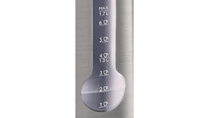 Indikátor jednoho šálku umožňuje vařit pouze tolik vody, kolik potřebujete