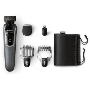 Multigroom series 3000 Tondeuse barbe et cheveux 5 en 1