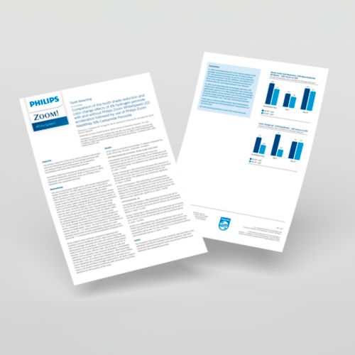 Clinical studies placed on a desk