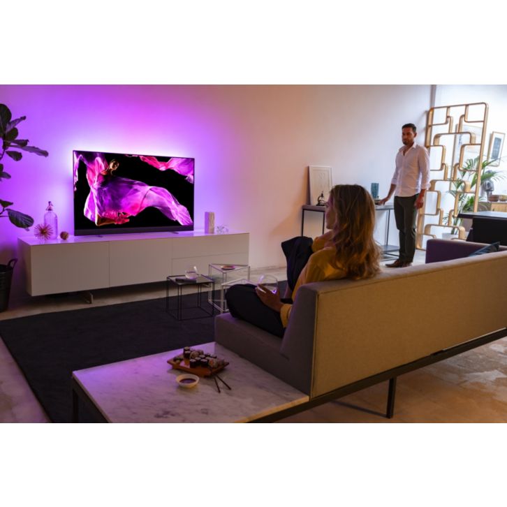 OLED+ 4K TV sound by Bowers & Wilkins