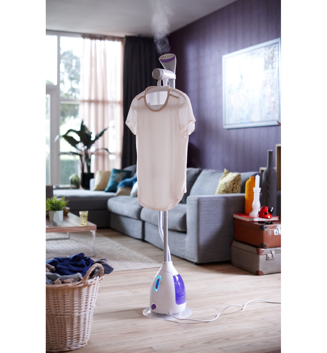 ClearTouch Stojący steamer/parownica do ubrań GC536/35 | Philips