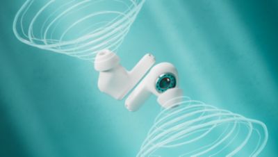 Great sound even at low volume with Dynamic Bass