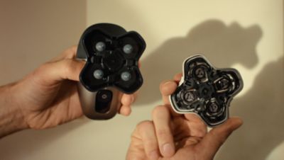 Системата за събиране на косъмчета поддържа чистотата при бръсненето