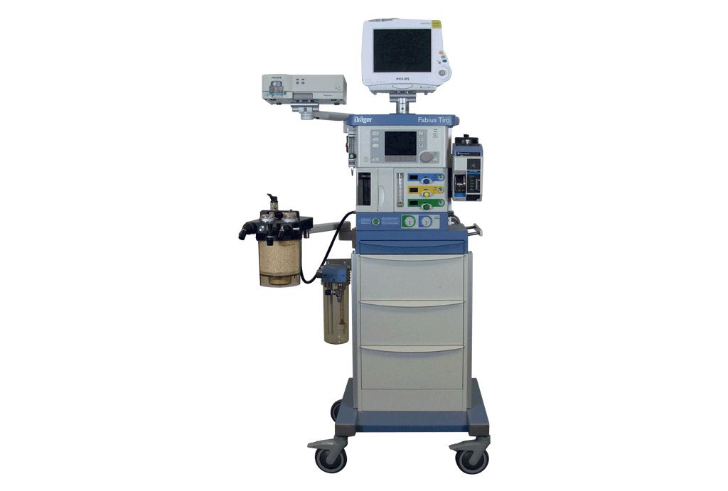 IntelliVue MP20/30: Dräger Fabius Tiro Mounting Kit