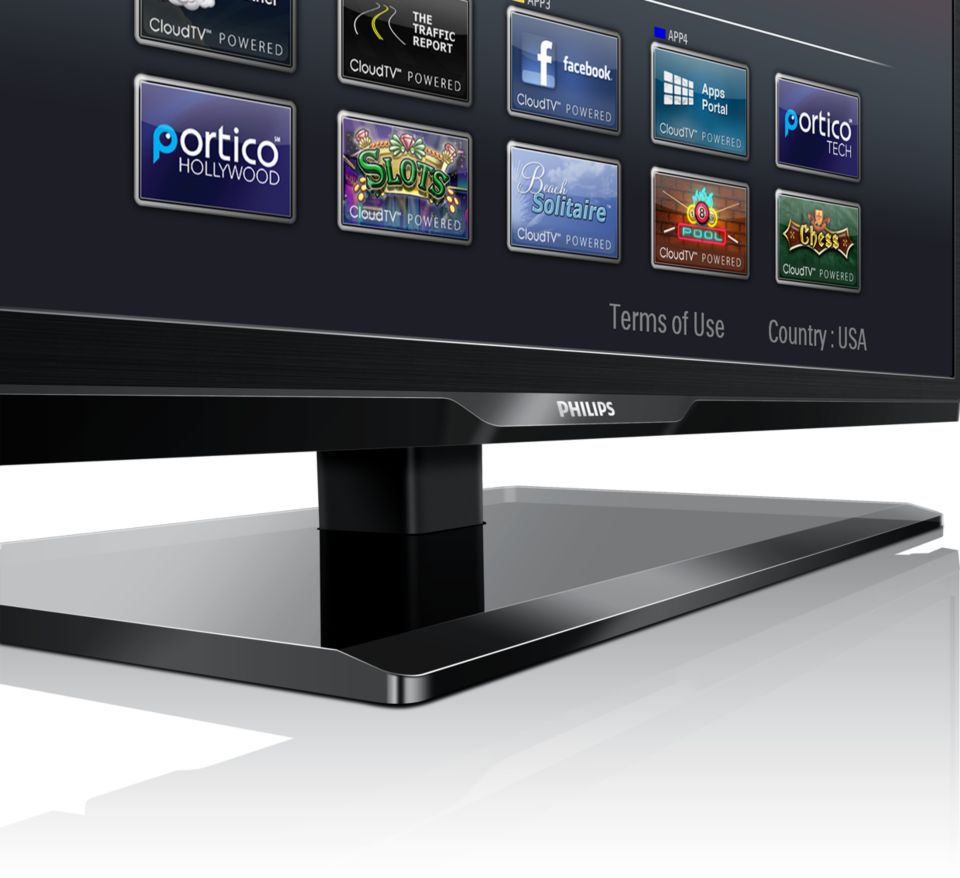4000 series LED-LCD TV 58PFL4609/F7 | Philips