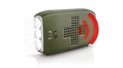 Built-in siren to keep you safe