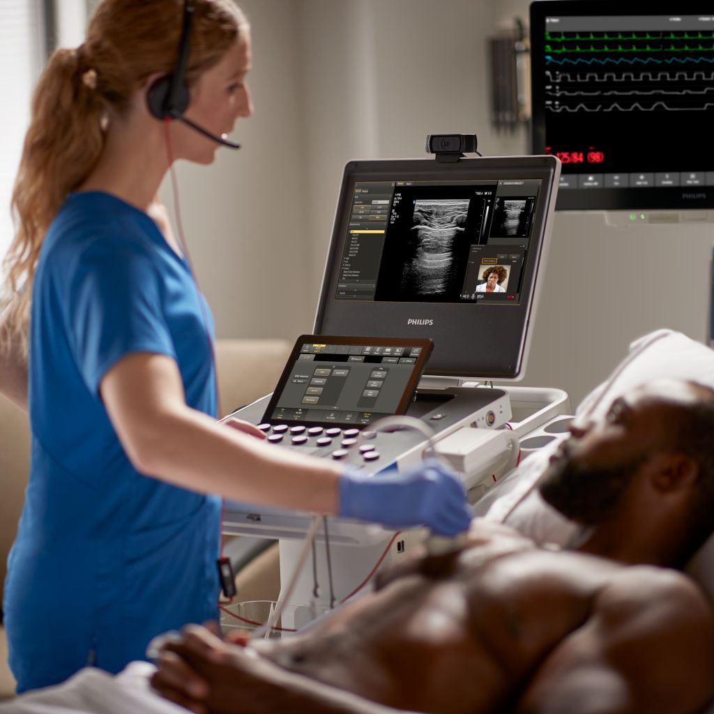 Compact 5000 Series with tele-ultrasound solution, Collaboration Live