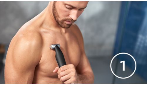 Vorbehandlung mit dem Bodygroom