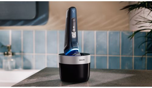 Limpieza a fondo en 1 minuto para obtener un afeitado higiénico