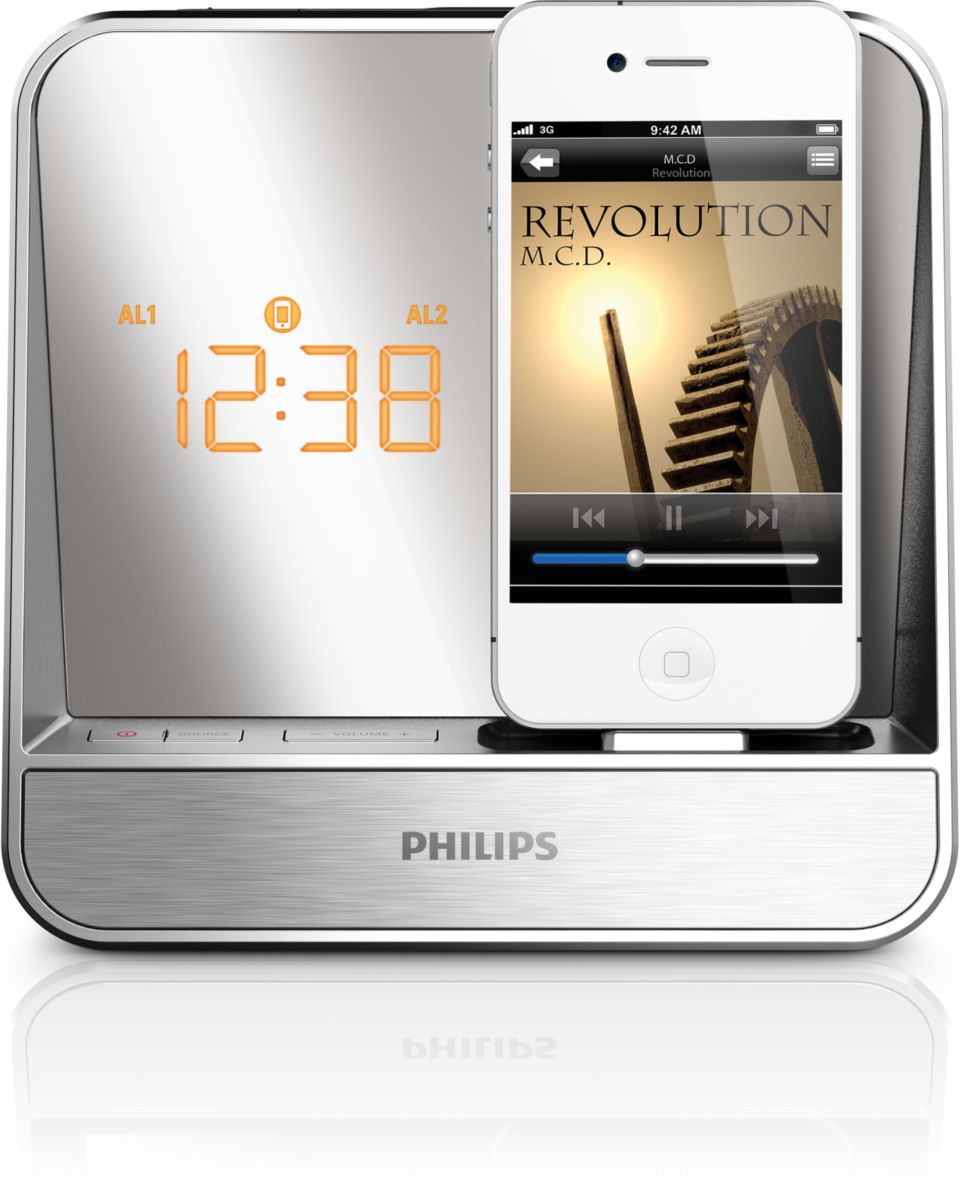 Alarm Clock radio for iPod/iPhone AJ5300D/12