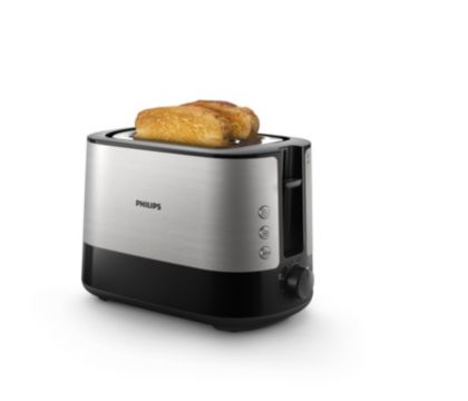 Philips HD2639/90. Tostadora con ranura extra ancha para pan