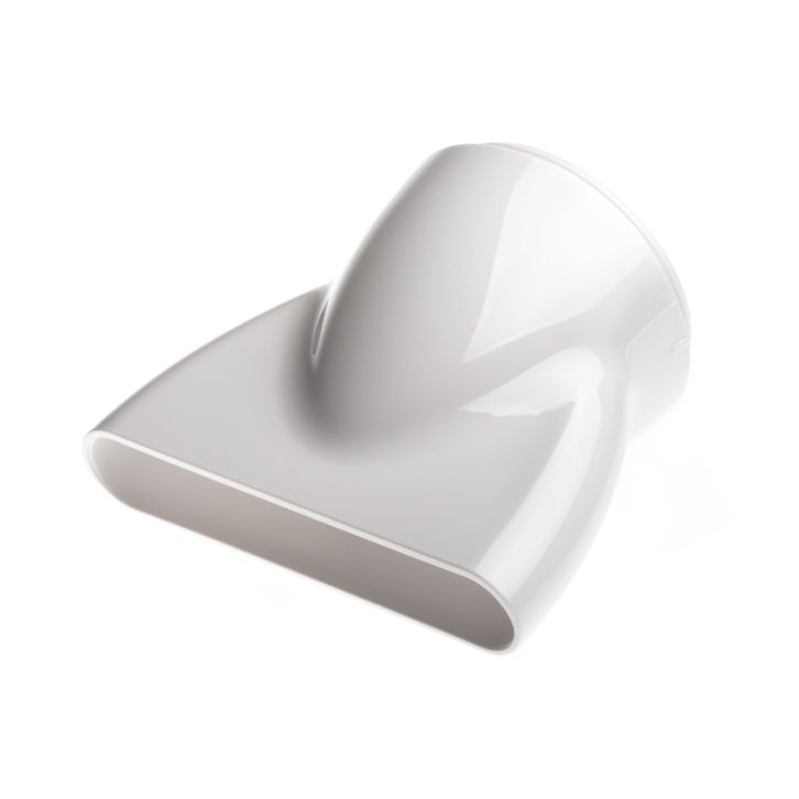 Replacement nozzle for hairdryers