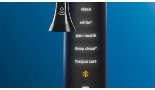 Børstehovederne vælger automatisk den optimale indstilling