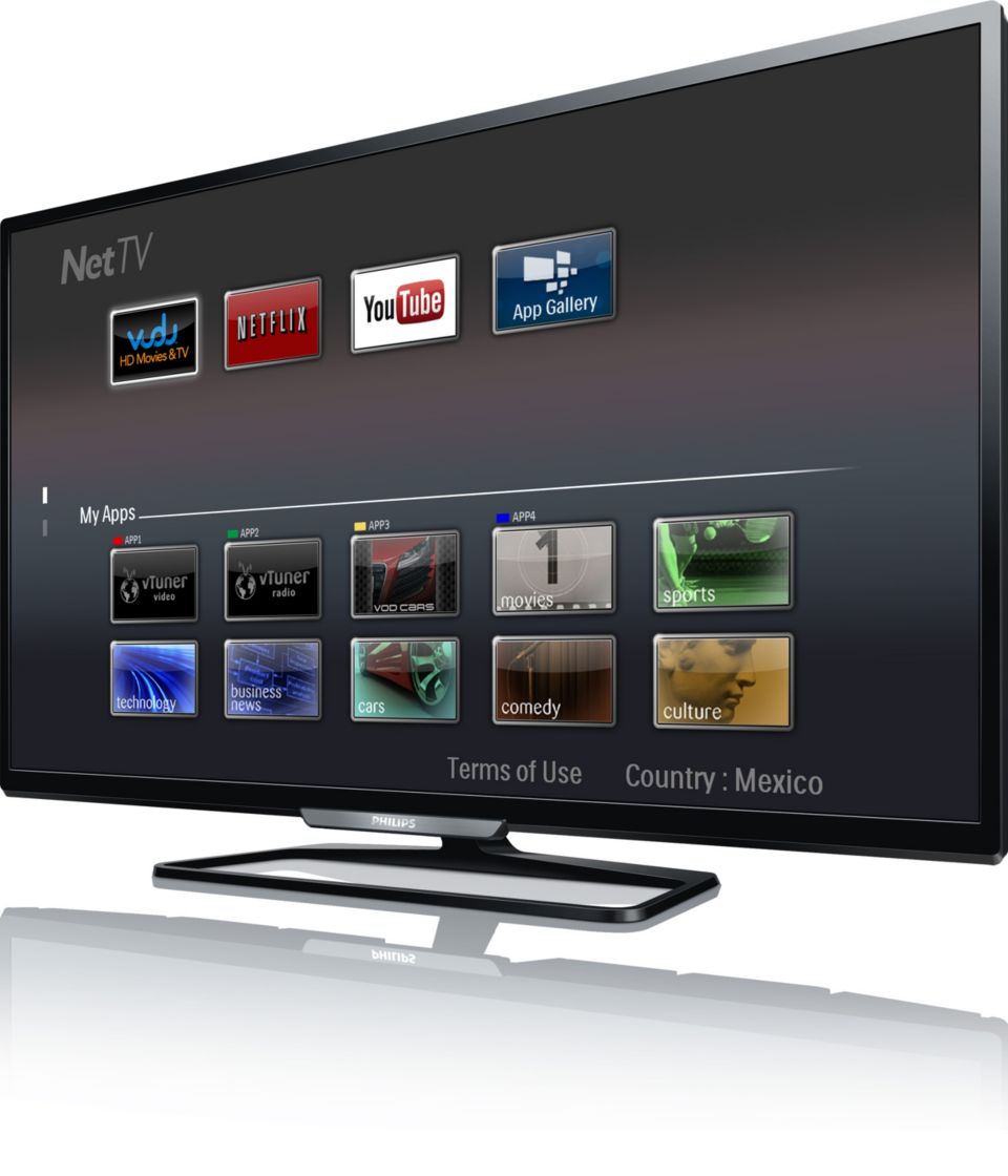 TV Philips 40 Pulgadas 1080p Full HD Smart TV LED 40PFL4909/F8