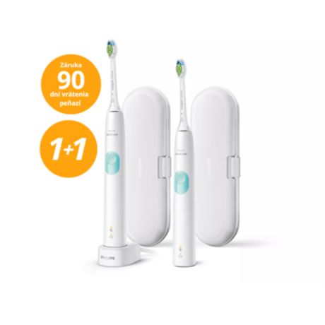 HX6807/35 Philips Sonicare 4300 Sonická zubná kefka s cestovným puzdrom (1+1)