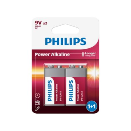 6LR61P2B/10 Power Alkaline Batteri