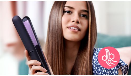 Płytki ceramiczne z keratyną zapewniają gładkie i lśniące włosy