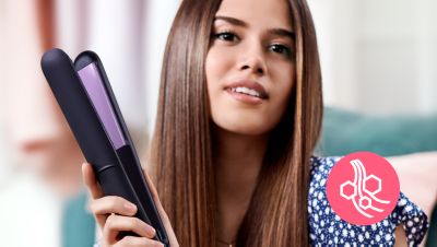 Placas de cerámica con queratina para un deslizamiento suave y un cabello brillante