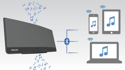 Stream music over Bluetooth® with multi-device pairing