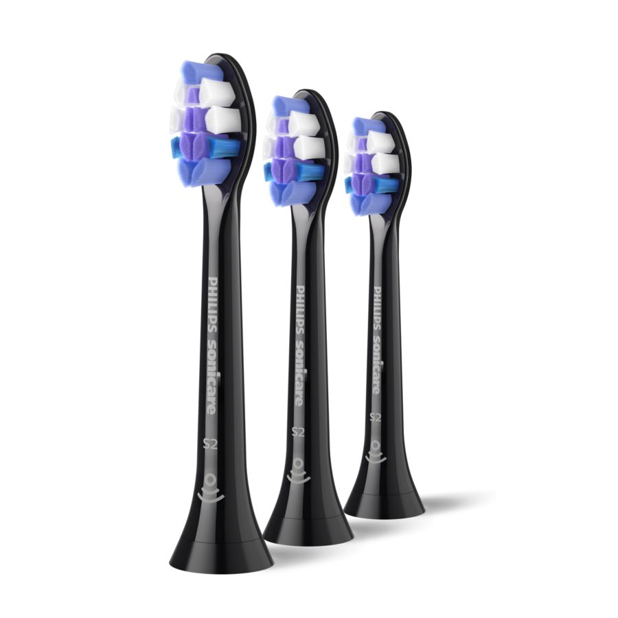 The brush head for sensitive teeth