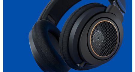Open-back design. Spacious sound