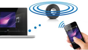 Stream music with AirPlay wireless technology