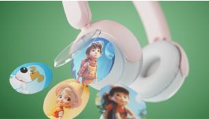 Colorful design with customizable ear cups