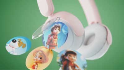Colourful design with customisable earcups