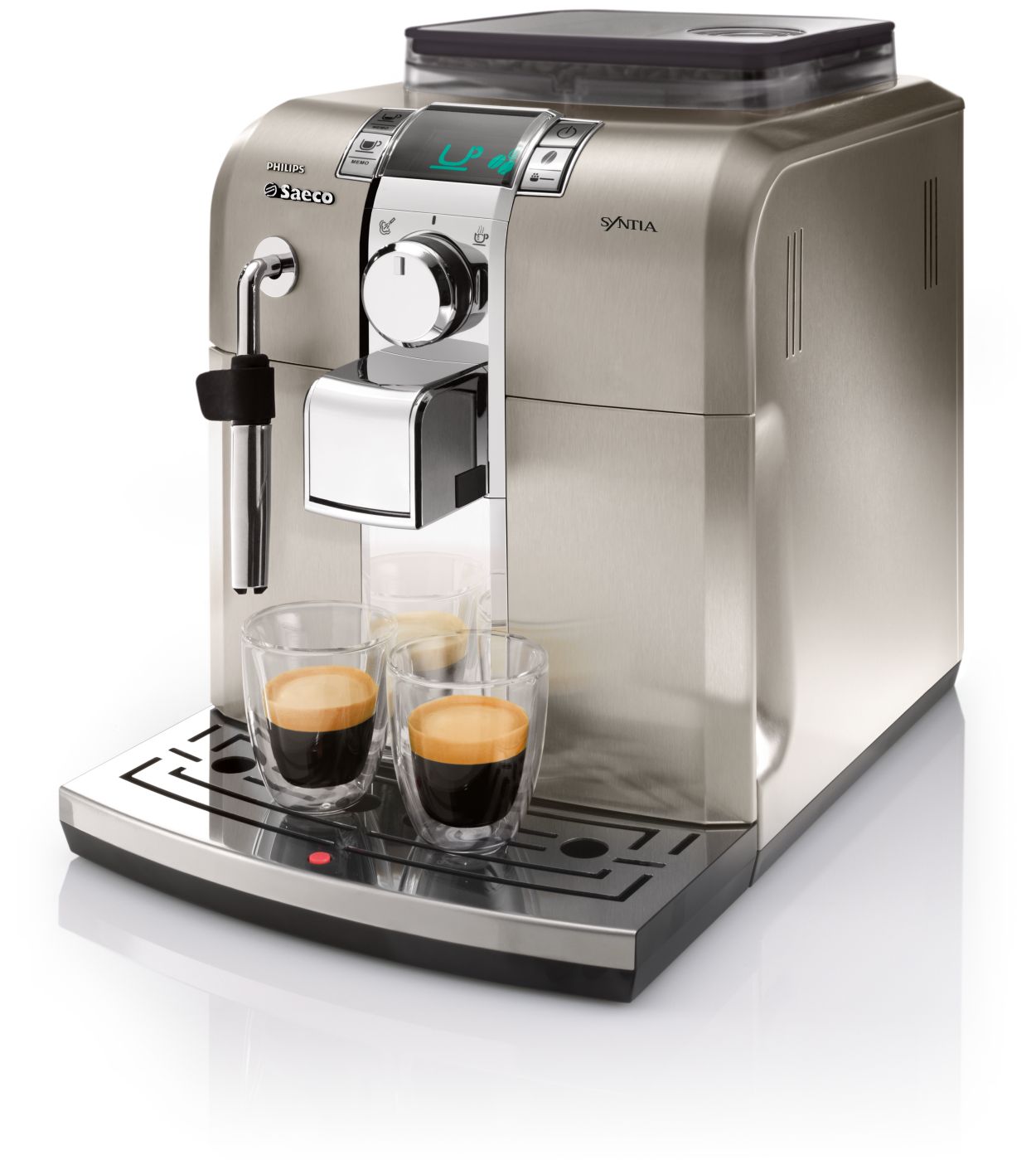 Cafetera express - SAECO SM8889/00, 15 bar, 230 V, 0,6 l, Inox