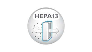 Ultra Clean Air HEPA 13-filter, 99,95 % filtrering