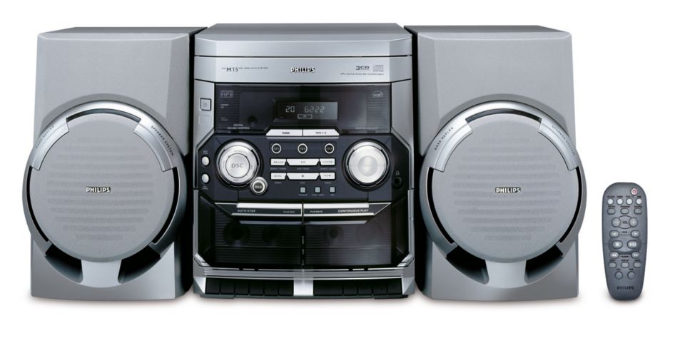 Minicadena Philips. CD. Radio. Casette