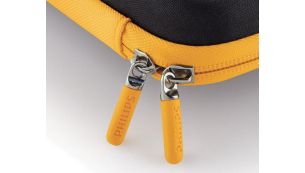 Rubberized scratched-free zippers