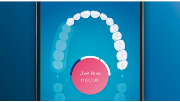 Philips Sonicare rakendus juhendab harjamist