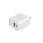 壁掛式充電器搭配 2 USB-C 與 USB-A 埠