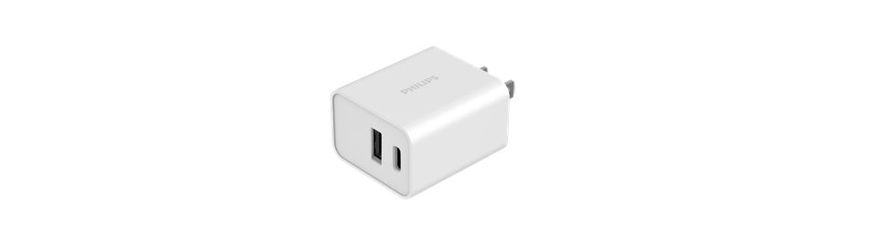 壁掛式充電器搭配 2 USB-C 與 USB-A 埠