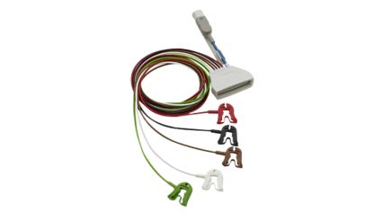 Philips - Patient Cable ECG 5 lead Grabber AAMI + SpO2, Tele