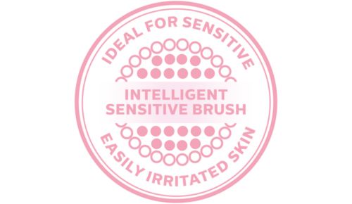 Intelligenter Bürstenkopf für empfindliche Haut mit NFC-Tag