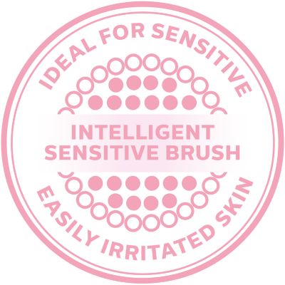 Tête de brosse intelligente pour les peaux sensibles avec étiquette NFC