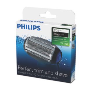 Bodygroom replacement foil Waterproof replacement foil shaver head