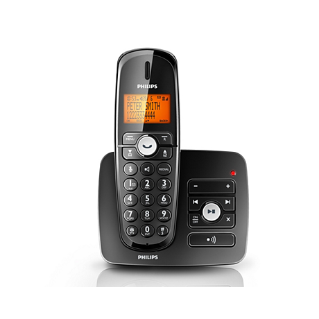 XL3751B/22 SoClear Draadloze telefoon met antwoordapparaat