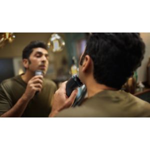 Comfortable, clean shave. Even on sensitive skin