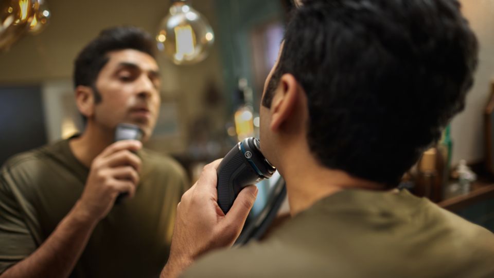 Comfortable, clean shave. Even on sensitive skin